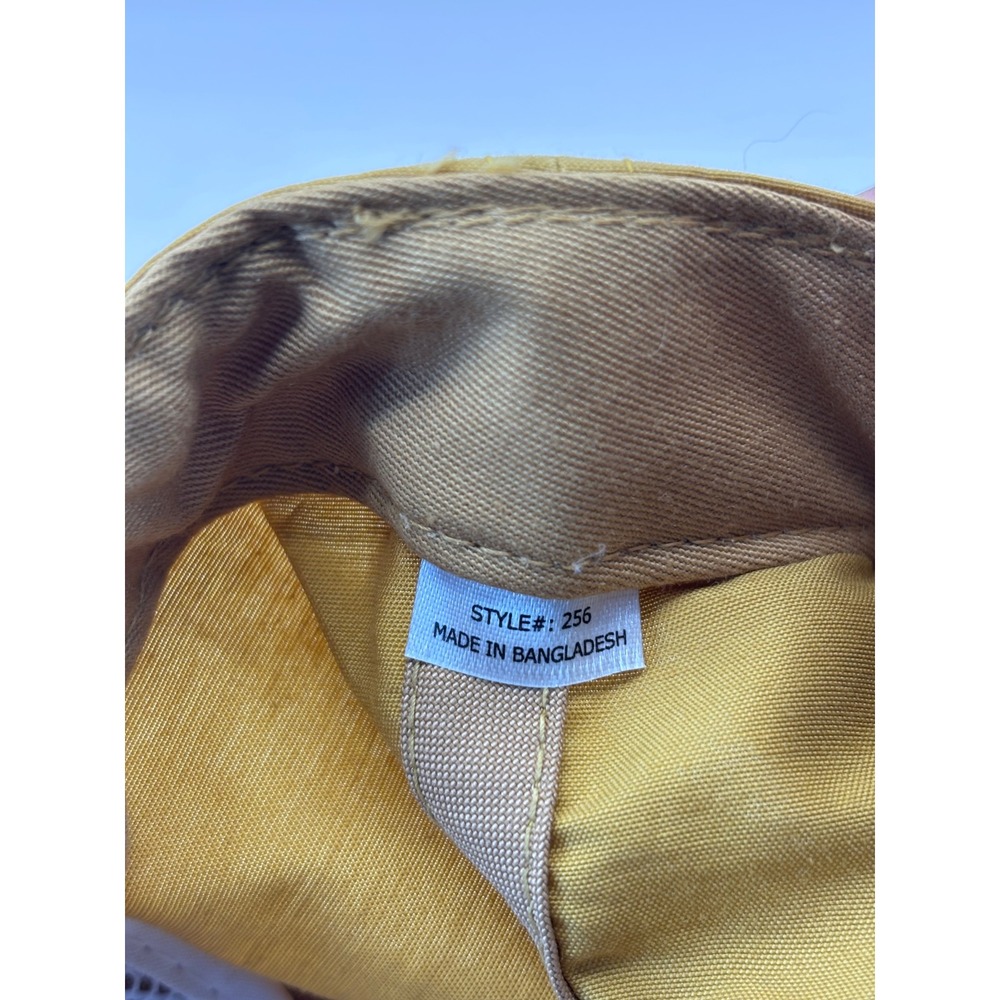 Richardson 256 Rope Hat Mens OSFA Mustard Yellow Skull Lightning Bolt Snapback - Picture 6 of 8